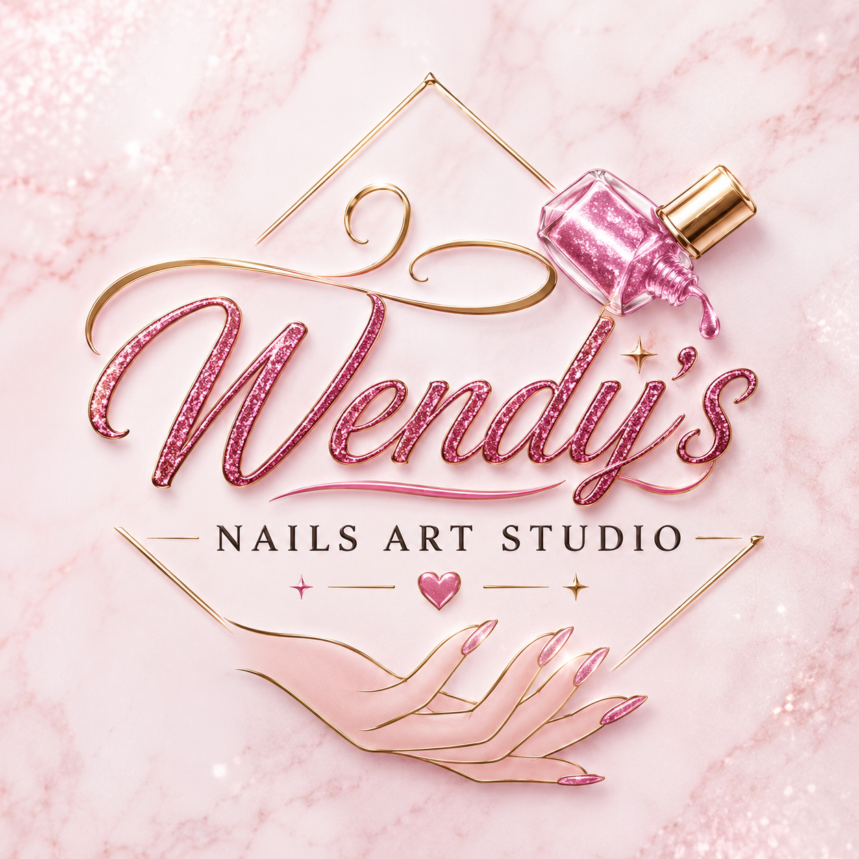 Logo Wendy's Nails Art Studio